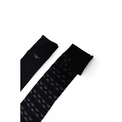 Emporio Armani Underwear Black Cotton Sock