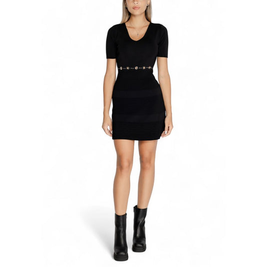 Morgan De Toi Black Viscose Dress