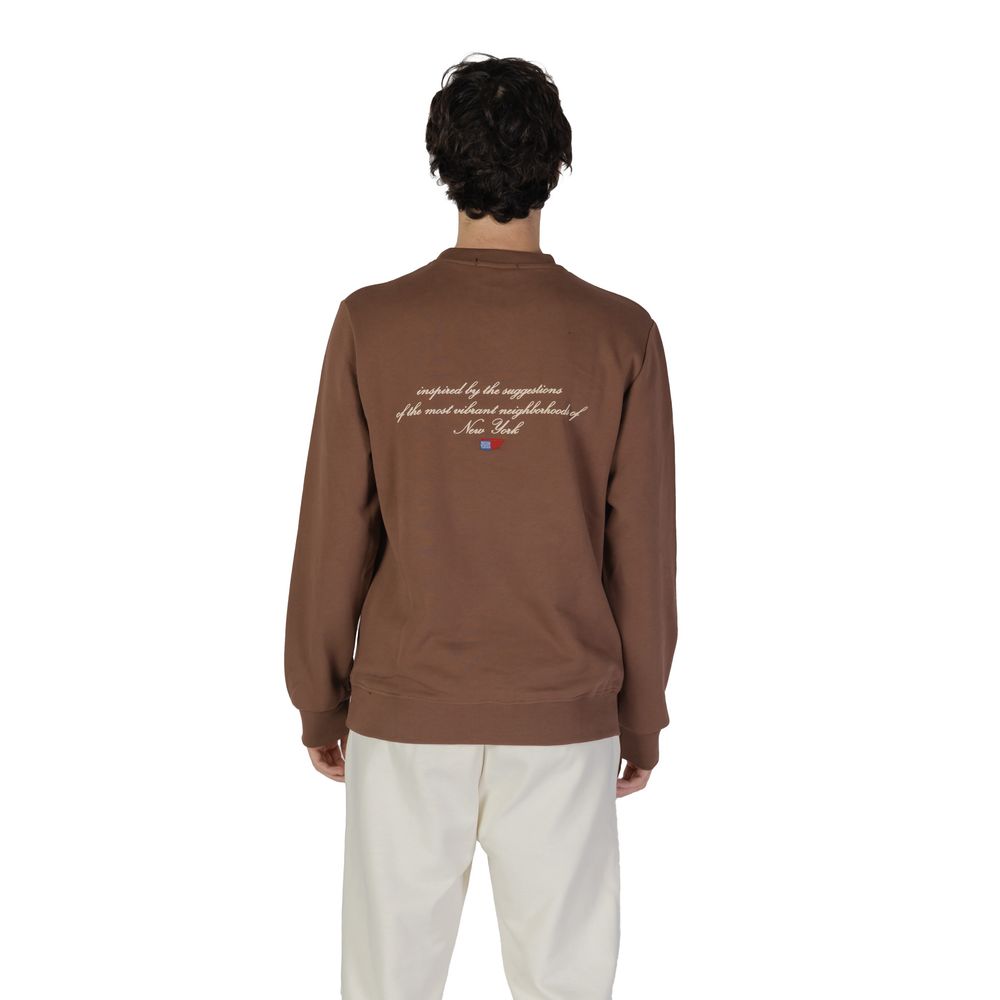 Underclub Brown Cotton Sweater