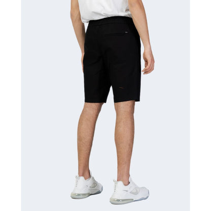 Only & Sons Black Cotton Short