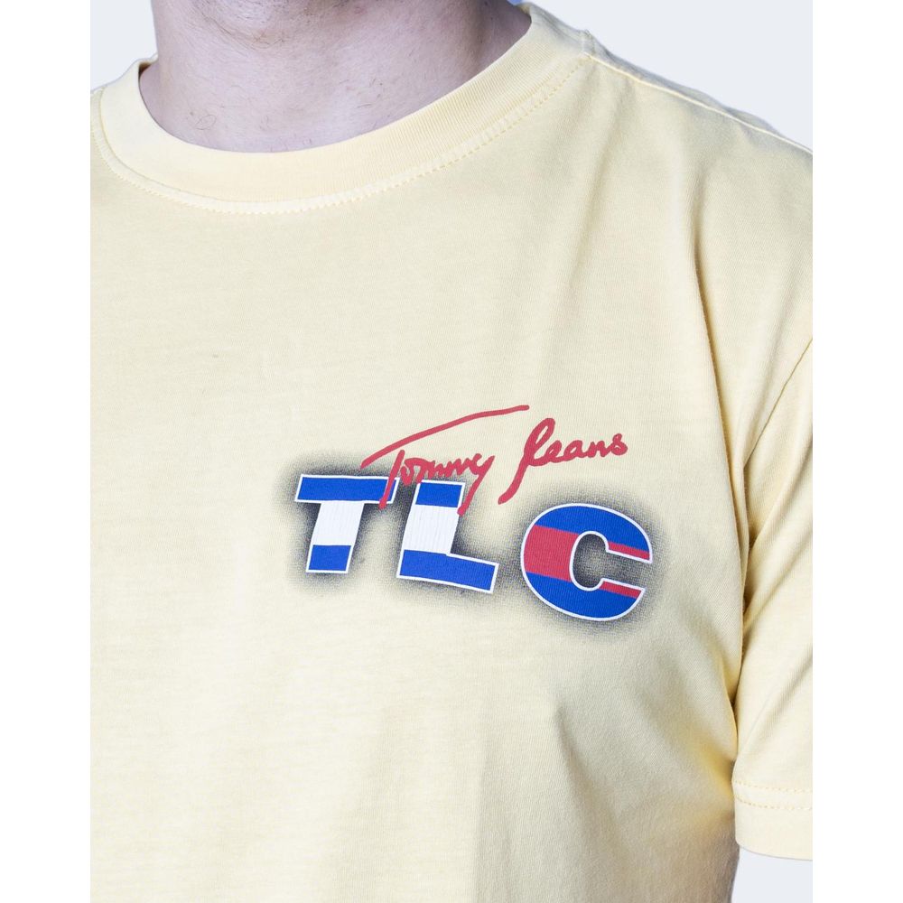 Tommy Hilfiger Jeans Yellow Cotton T-Shirt