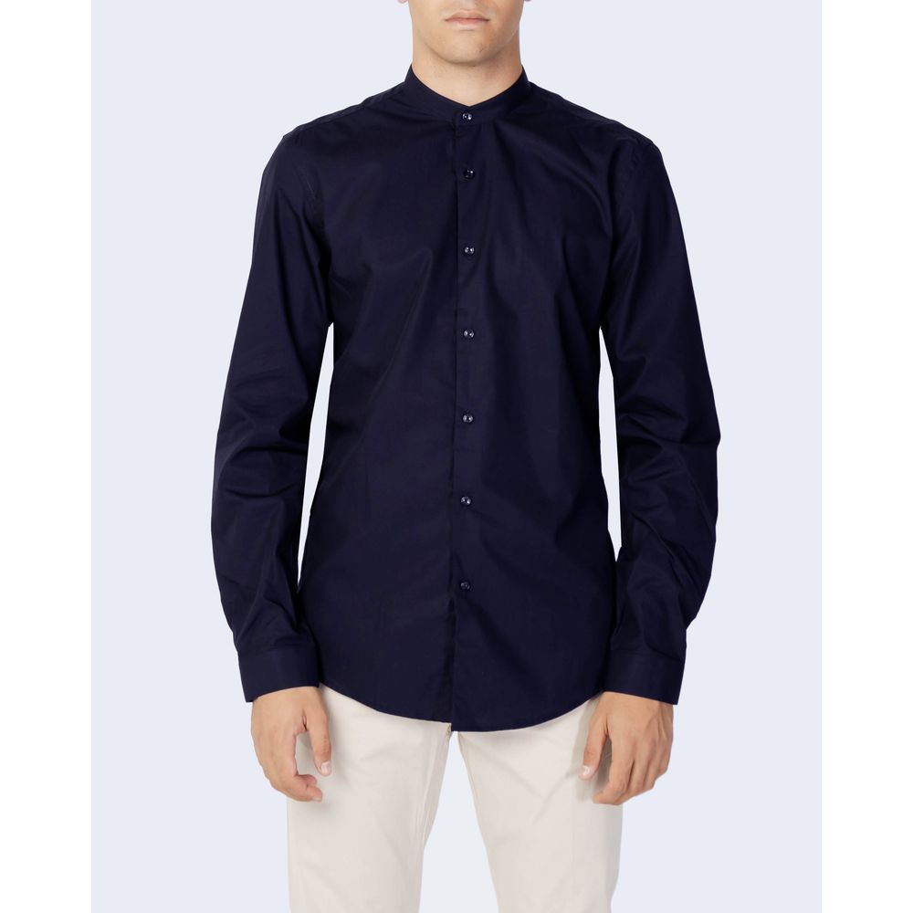 Antony Morato Blue Cotton Shirt