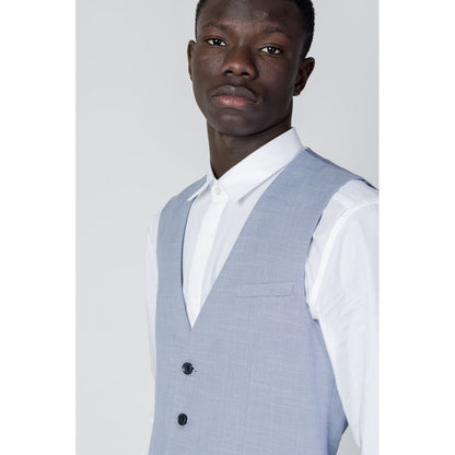 Antony Morato Blue Polyester Vest