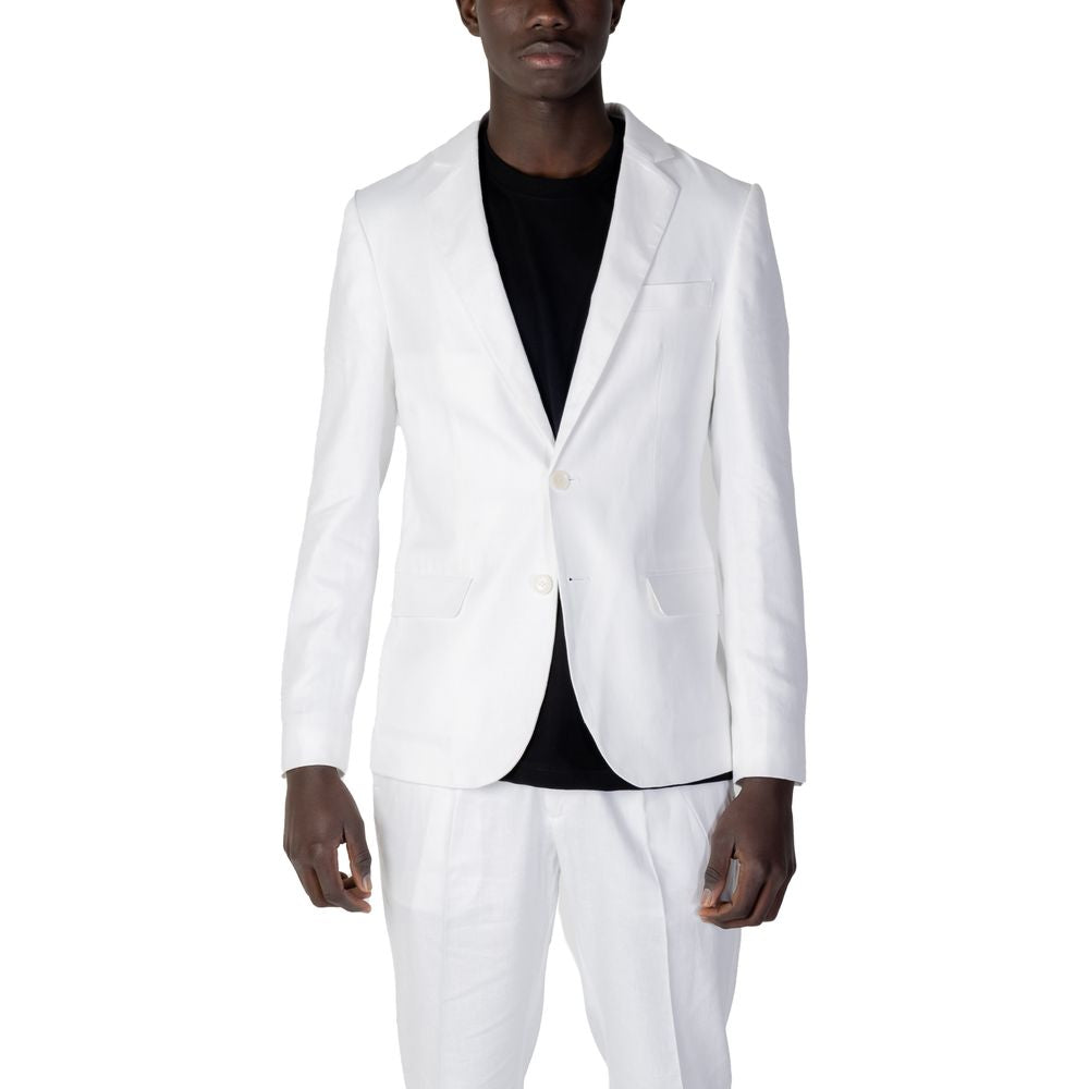 Antony Morato White Linen Suit