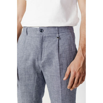 Antony Morato Blue Linen Jeans & Pant