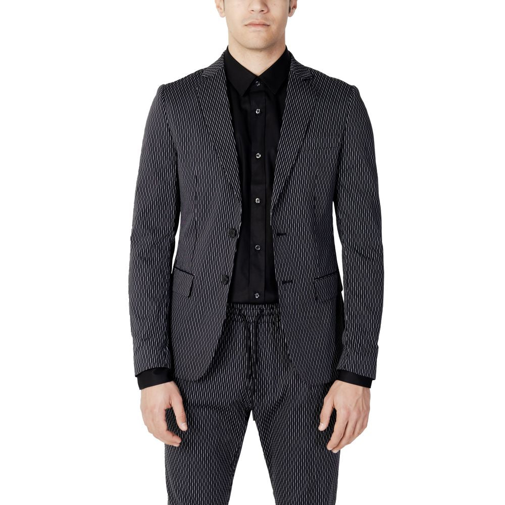 Antony Morato Black Cotton Blazer