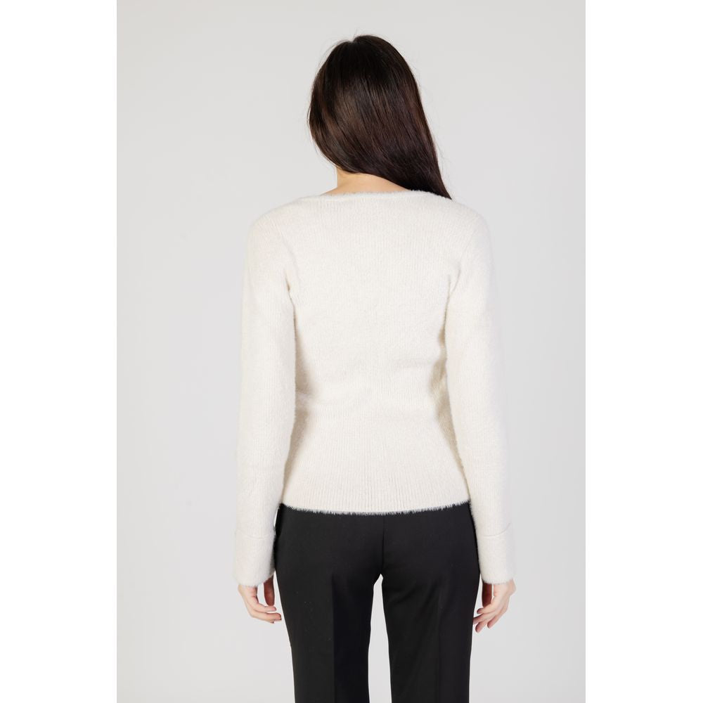 Morgan De Toi Cream Polyamide Sweater