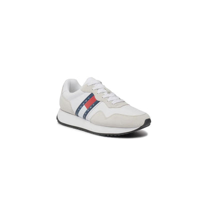 Tommy Hilfiger Jeans White Suede Sneaker