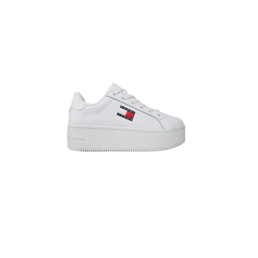 Tommy Hilfiger Jeans White Leather Sneaker