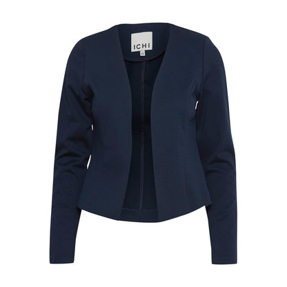 ICHI Blue Polyester Suits & Blazer