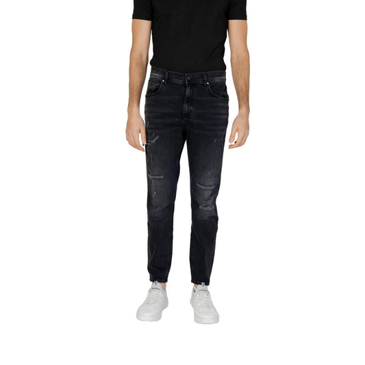 Antony Morato Black Cotton Jeans & Pant