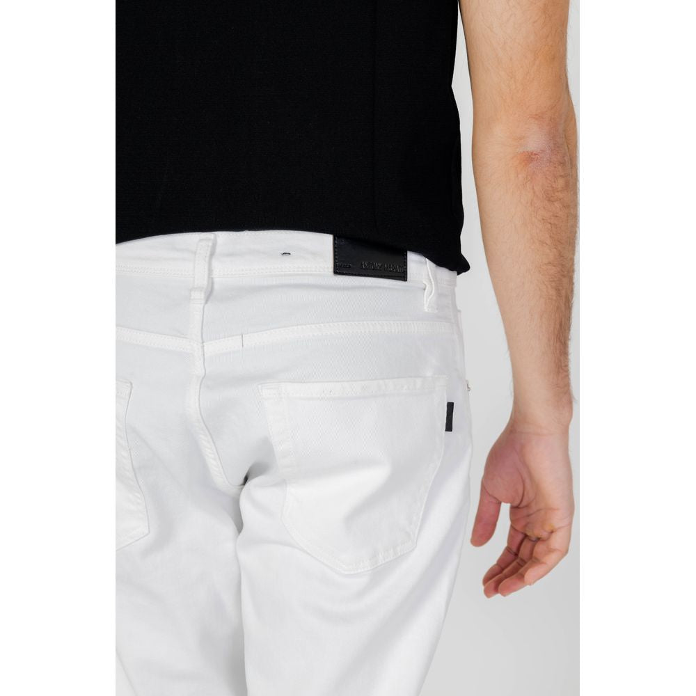 Antony Morato White Cotton Jeans & Pant