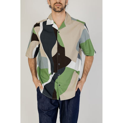 Only & Sons Green Cotton Shirt