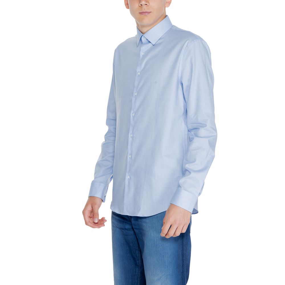 Calvin Klein Blue Cotton Shirt