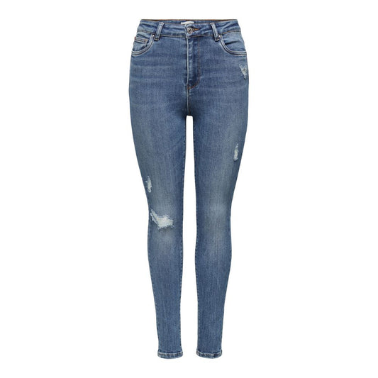 Only Blue Cotton Jeans & Pant