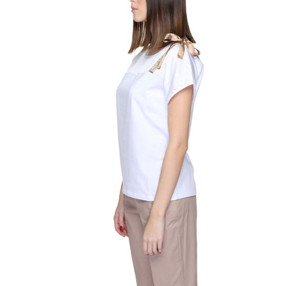 Alviero Martini Prima Classe White Cotton Tops & T-Shirt