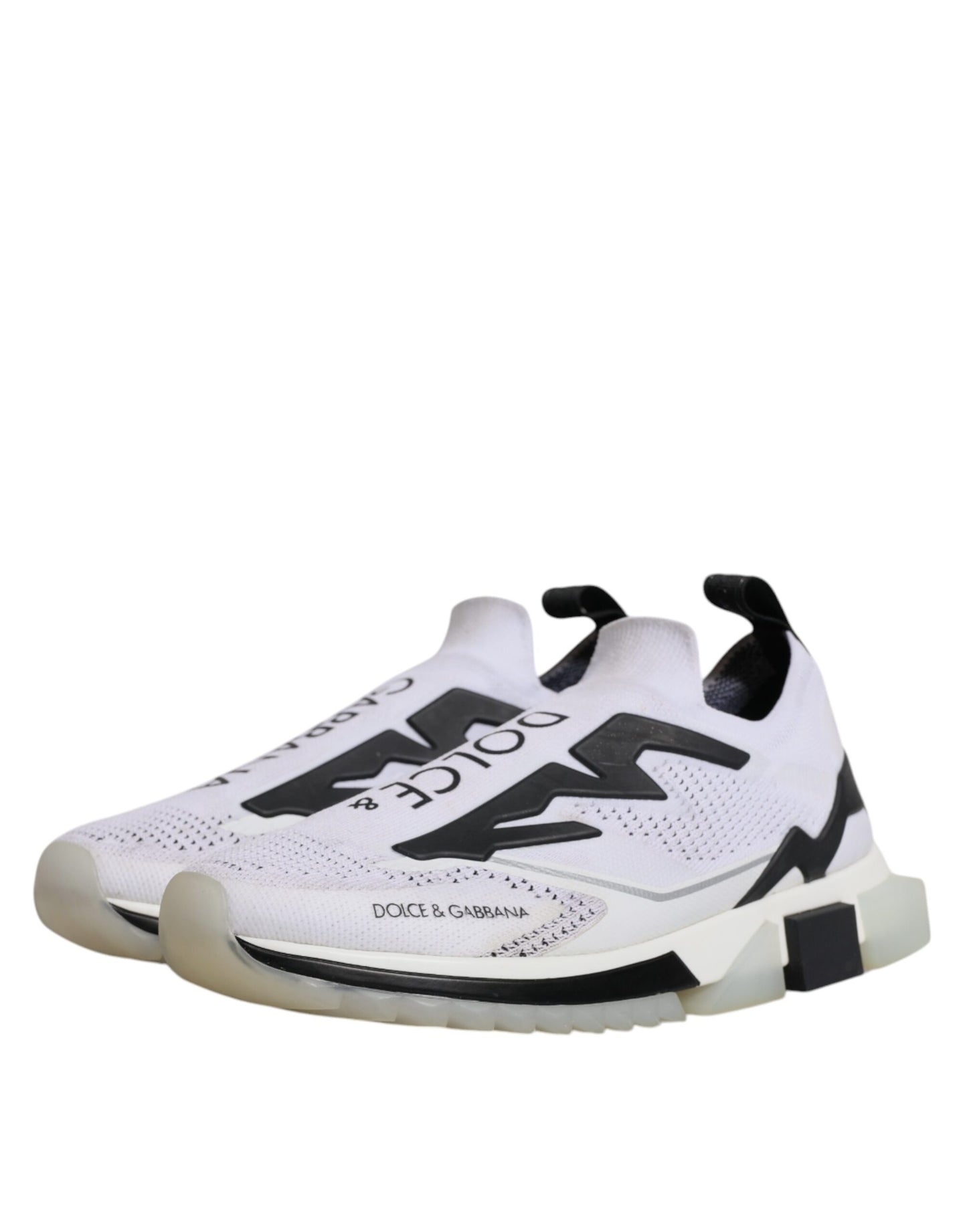 Dolce & Gabbana White SORRENTO Sport Stretch Sneakers Shoes