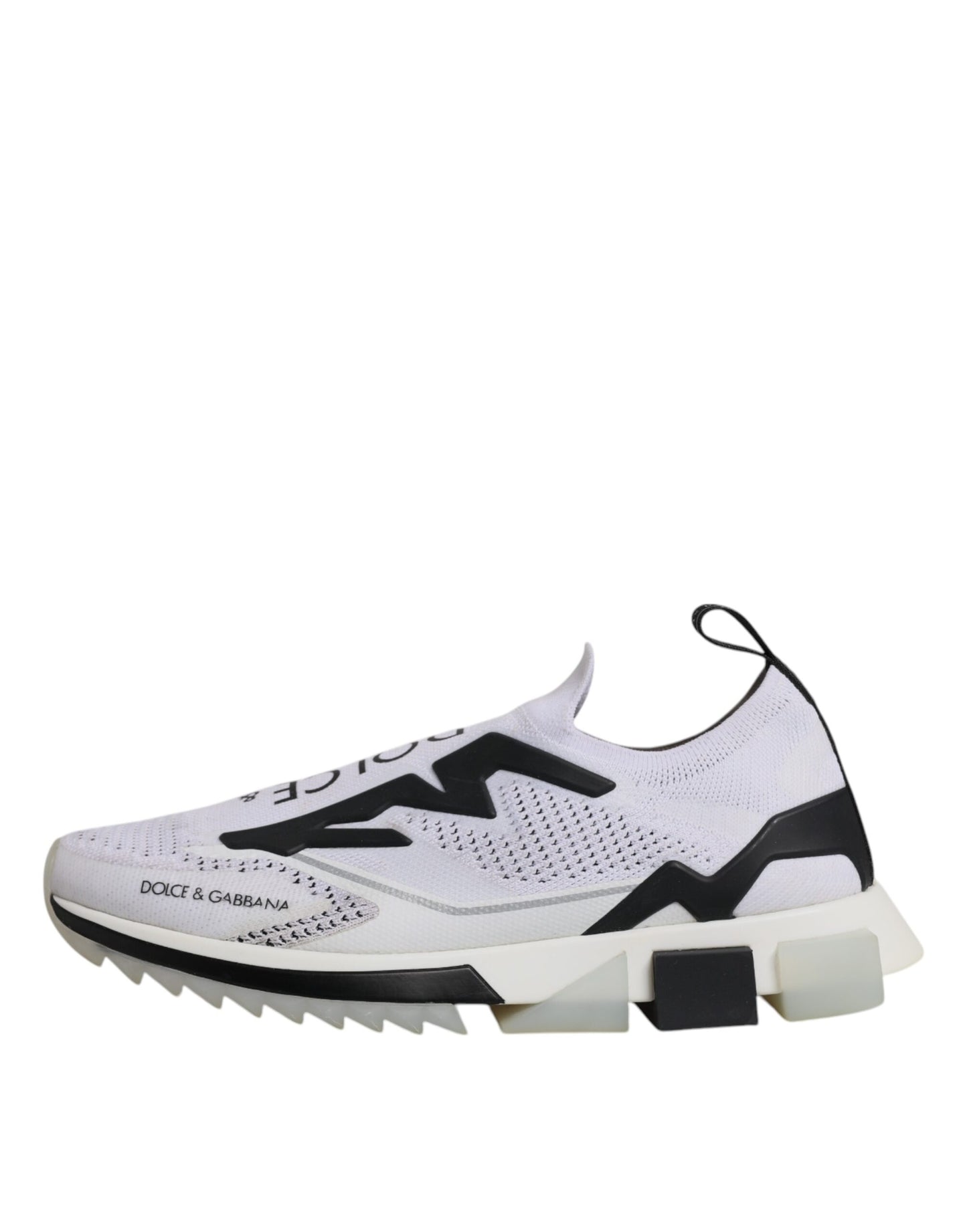 Dolce & Gabbana White SORRENTO Sport Stretch Sneakers Shoes