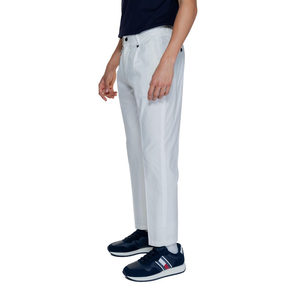 Antony Morato White Cotton Jeans & Pant