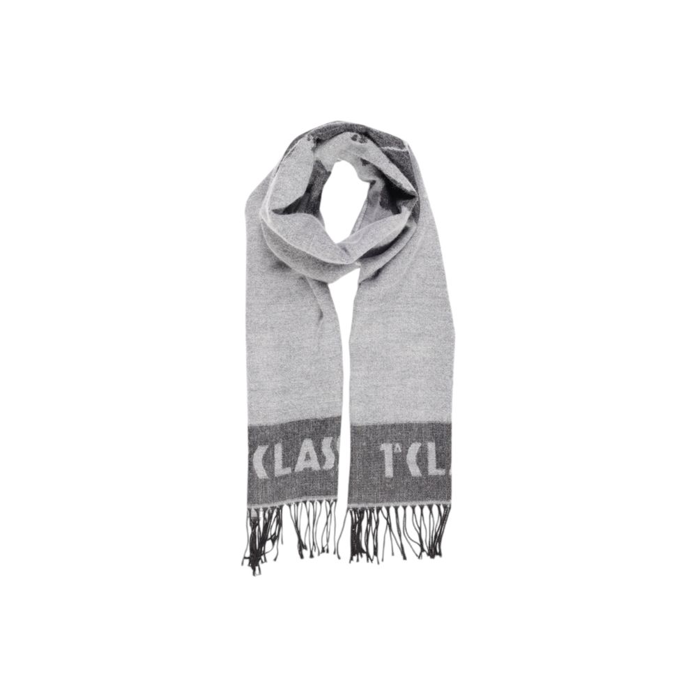 Alviero Martini Prima Classe Gray Viscose Scarf