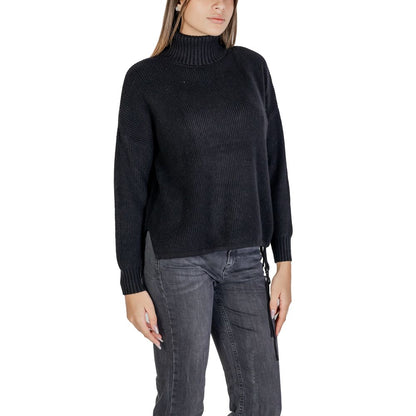 Sandro Ferrone Black Viscose Sweater