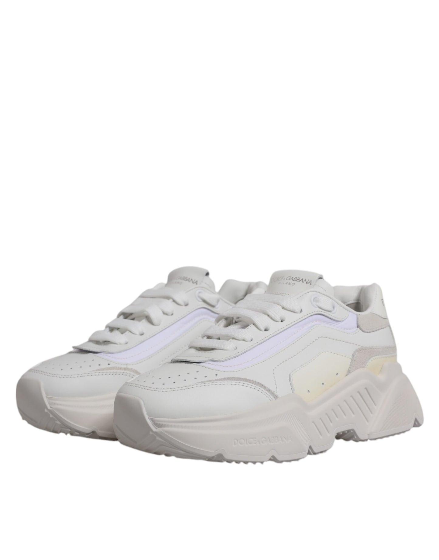 Dolce & Gabbana White Daymaster Low Top Sneakers Shoes