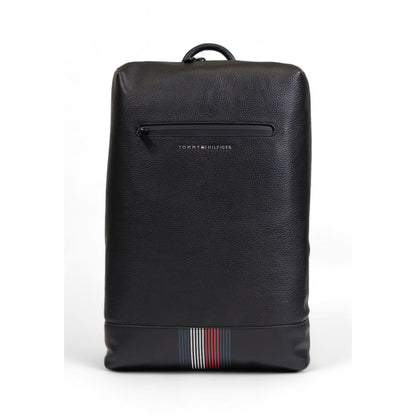 Tommy Hilfiger Black Polyethylene Backpack