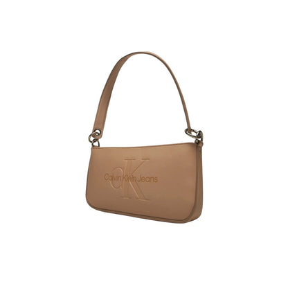 Calvin Klein Jeans Beige Polyethylene Handbag