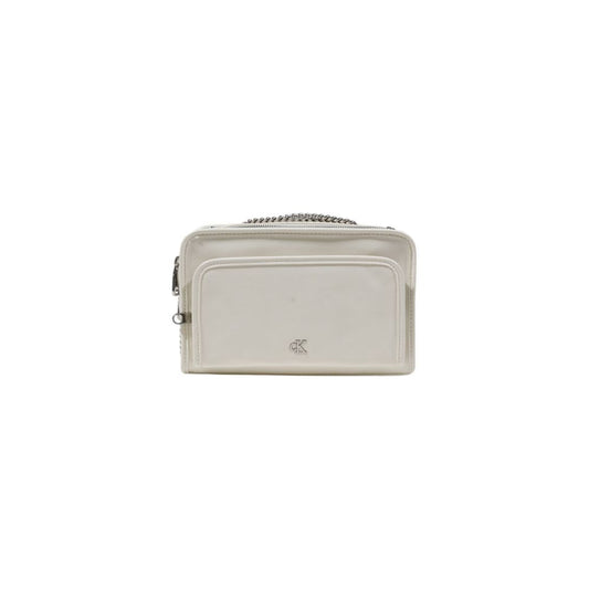 Calvin Klein White Recycled Polyester Handbag