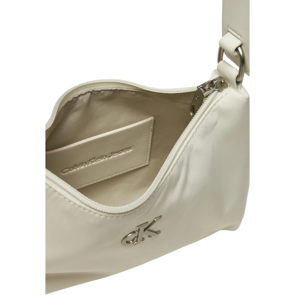 Calvin Klein Jeans White Recycled Polyester Handbag