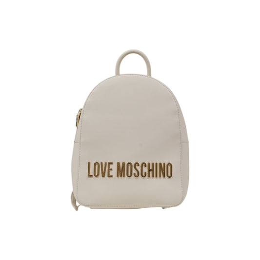 Love Moschino Beige Polyethylene Backpack