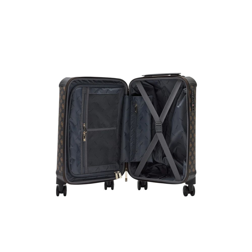 Guess Brown Polyethylene Luggage And Travel