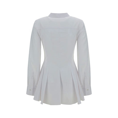 Alexander McQueen Pleatd Peplum Shirt