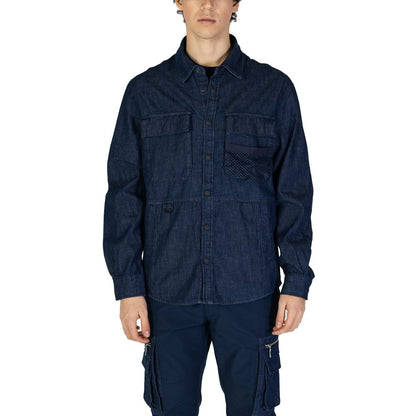 Antony Morato Blue Cotton Shirt