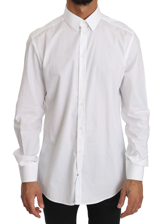 Chemise habillée GOLD en coton blanc