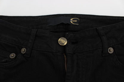 Jean slim stretch noir en coton