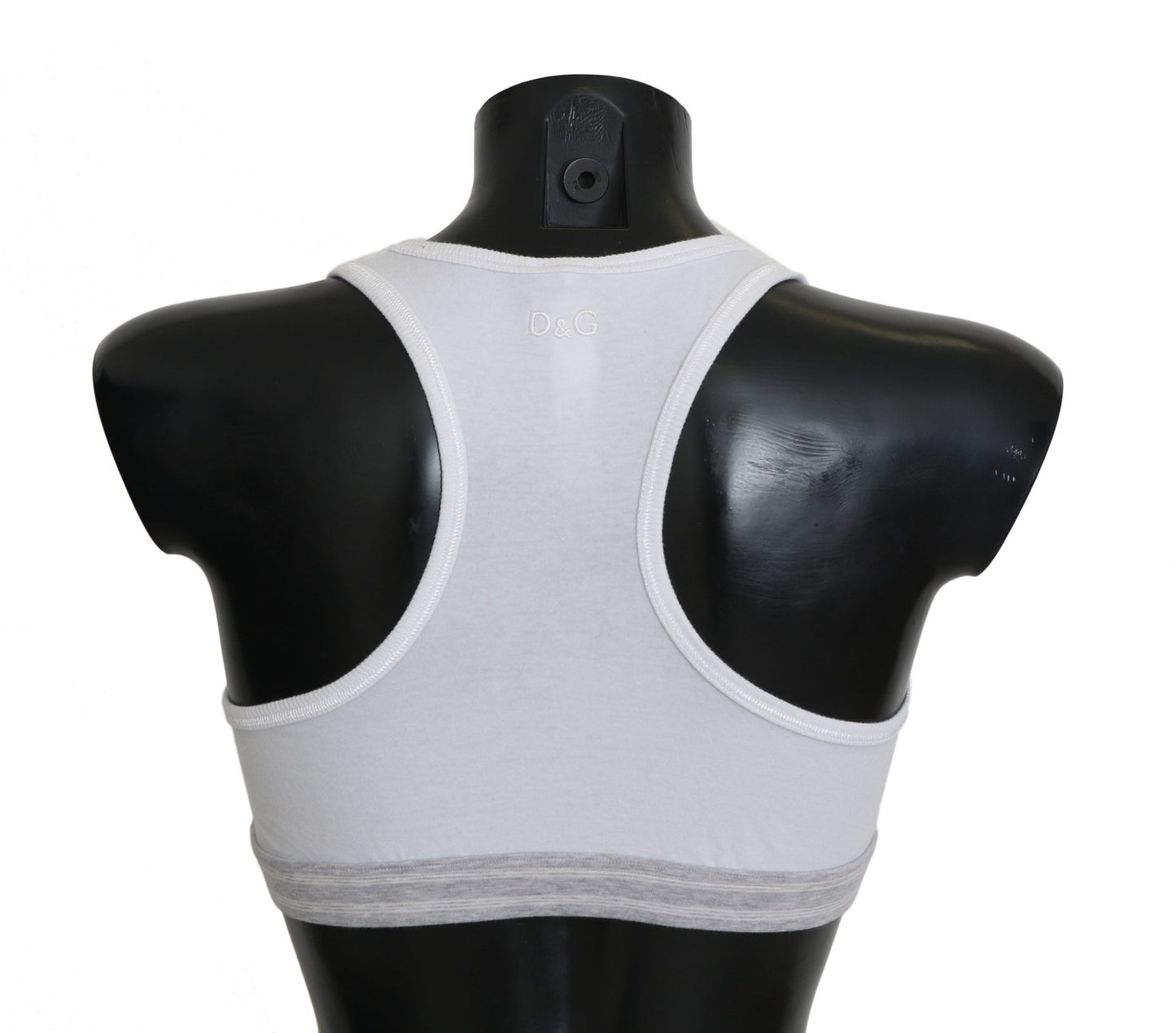 Intimo sportivo elasticizzato in cotone bianco