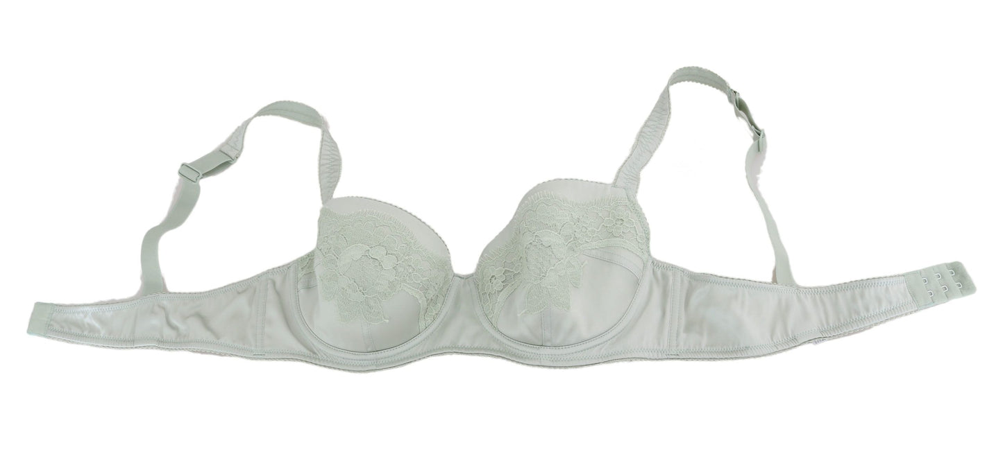 Soutien-gorge Balconcino vert, sous-vêtements en dentelle florale