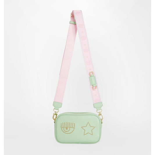 Green Fabric Crossbody Bag