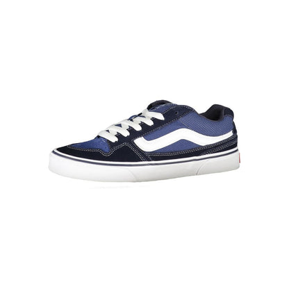 Blue Polyester Sneaker