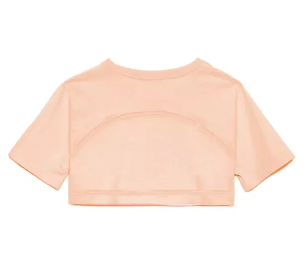 Top e maglietta in cotone rosa